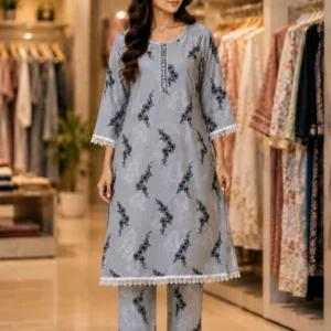 জাফলং প্রিন্ট অ্যাশ কালার